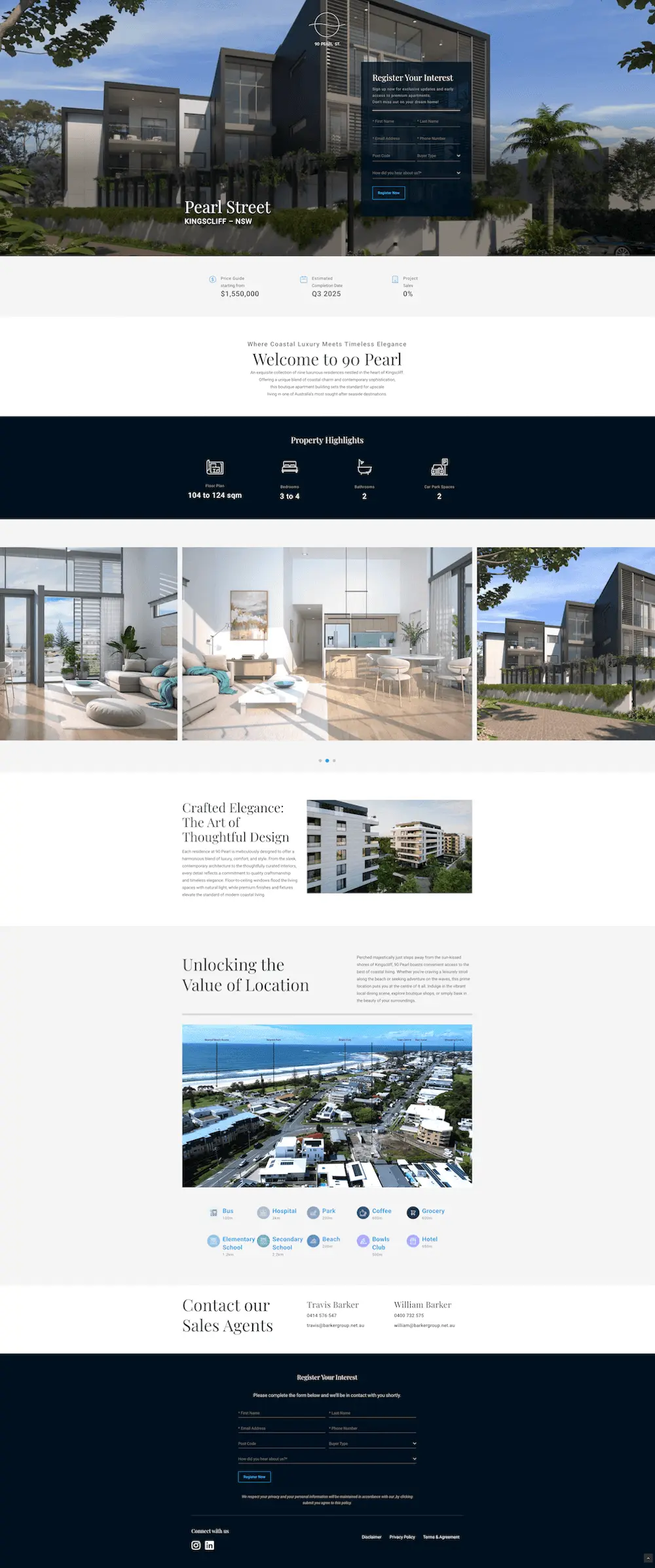 Braker Group Pearl Street property landing page