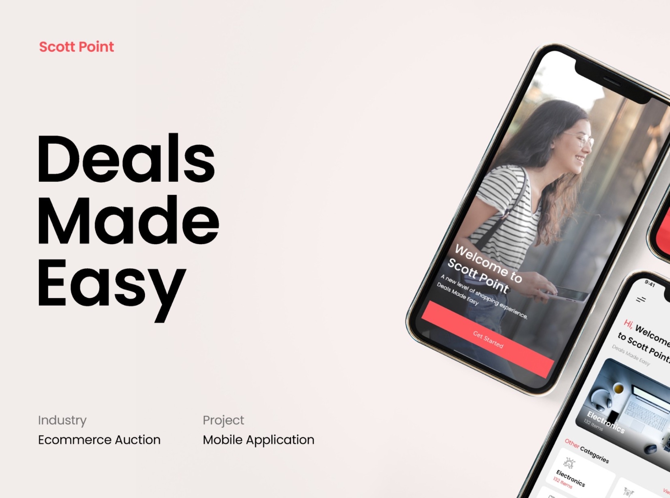 Scott Point auction app — Deals made easy